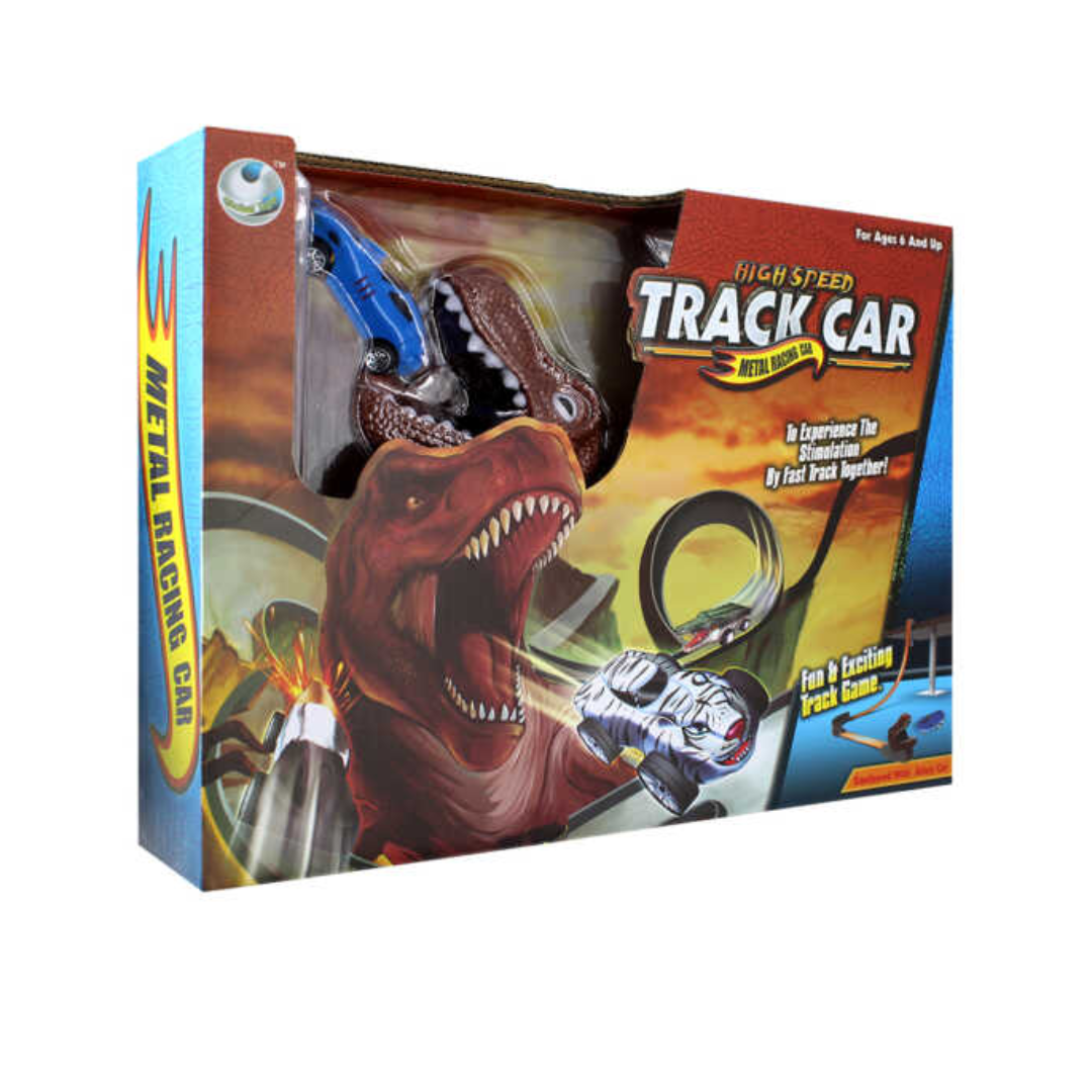 Pista de Carro Proyectil de Dinosaurio