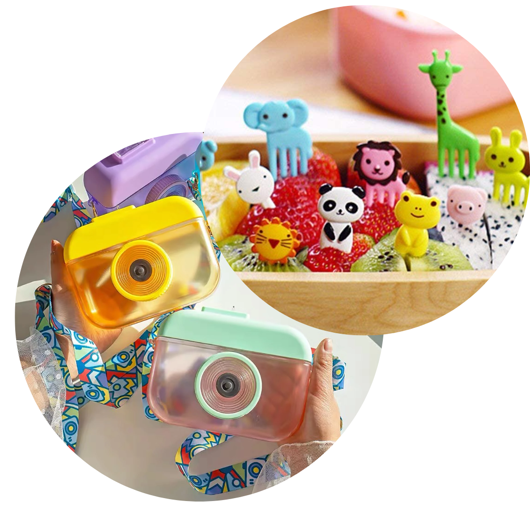 Kit Lonche Kawaii Camara