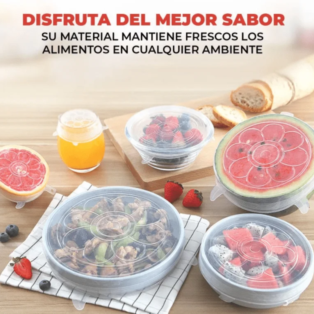 Tapas Herméticas De Silicon